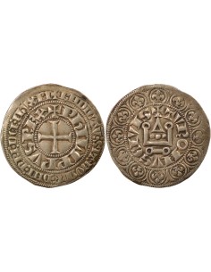 Philippe IV à l'O Rond 1 gros Argent 1285-1302