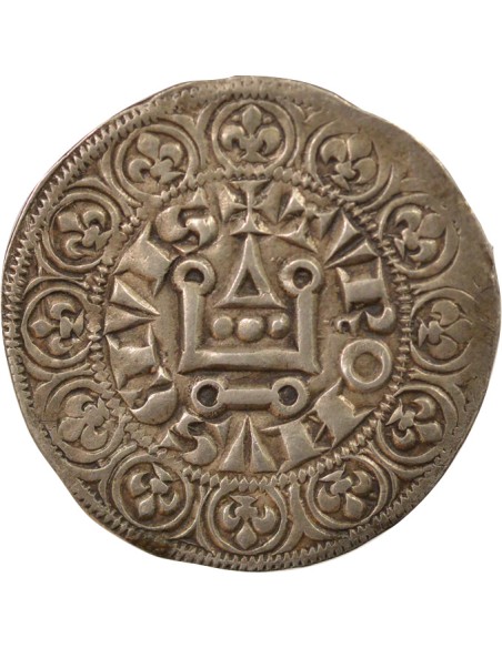 Philippe IV à l'O Rond 1 gros Argent 1285-1302