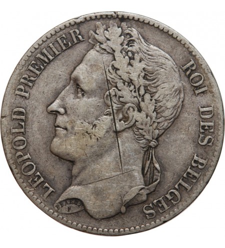Belgique Belgique - 5 Francs Léopold I 1848
