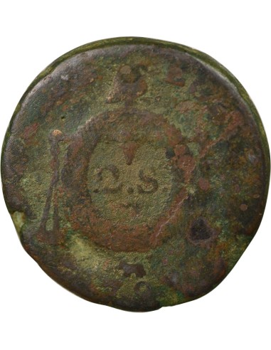 Louis XVI A la Balance 2 sols Cuivre 1793 Pau