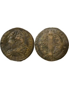 Louis XVI Au Faisceau 2 sols Cuivre 1791 A - Paris