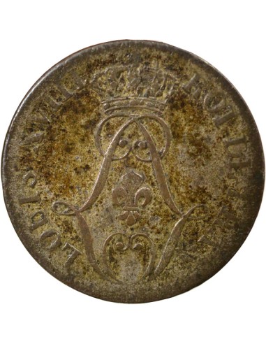 Guyane Française Louis XVIII 10 cents Billon 1818 A - Paris