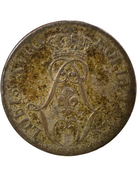 Guyane Française Louis XVIII 10 cents Billon 1818 A - Paris