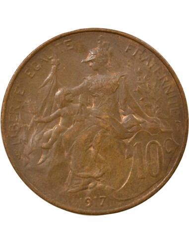 Dupuis 10 centimes Bronze 1917 A Paris
