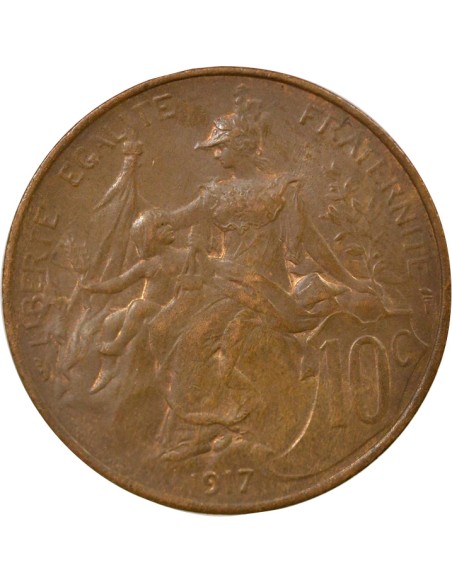 Dupuis 10 centimes Bronze 1917 A Paris