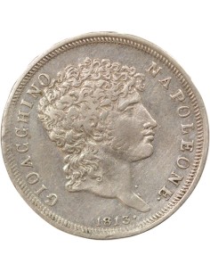 Naples Joachim Murat 1 lira Argent 1813 Naples 2