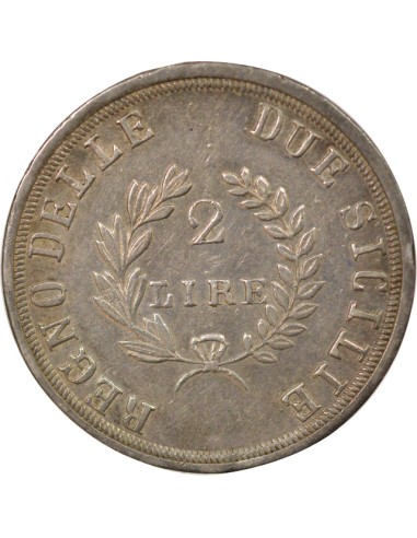 Naples Joachim Murat 2 lire Argent 1813 Naples