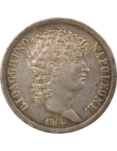 Naples Joachim Murat 5 lire Argent 1813 Naples 2