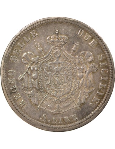 Naples Joachim Murat 5 lire Argent 1813 Naples