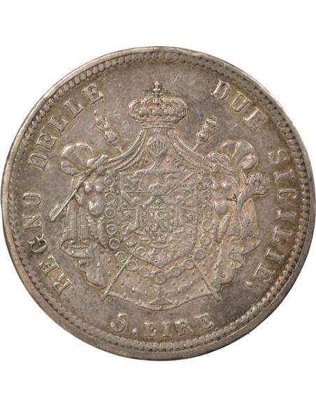 Naples Joachim Murat 5 lire Argent 1813 Naples