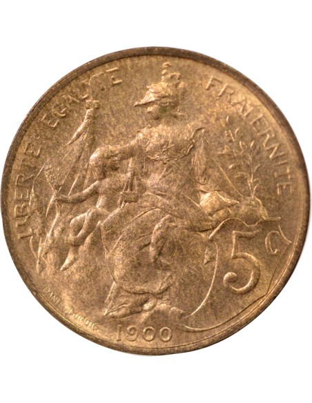 Dupuis 5 centimes Bronze 1900 A Paris
