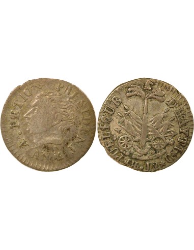 Haïti Alexandre Pétion 12 centimes Argent 1817