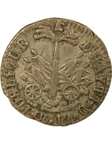 Haïti Alexandre Pétion 12 centimes Argent 1817