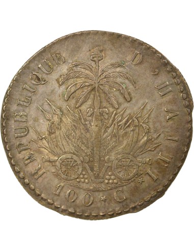 Haïti Jean Pierre Boyer 100 centimes Argent 1830