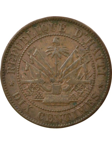 Haïti Fabre Geffrard 10 centimes Bronze 1863