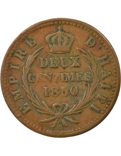 Haïti 2 centimes Cuivre 1850 2
