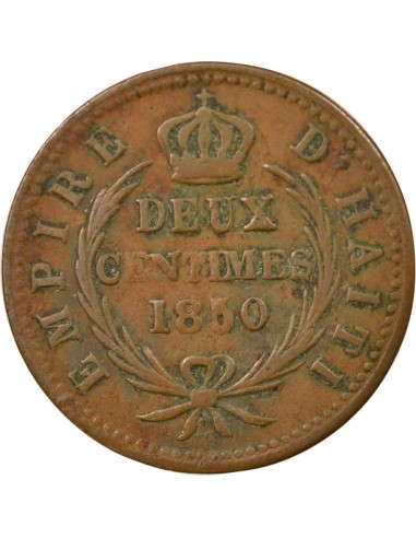 Haïti 2 centimes Cuivre 1850