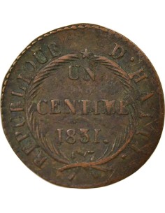 Haïti 1 centime Cuivre 1831 2