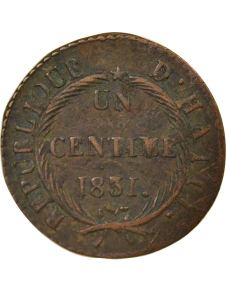 Haïti 1 centime Cuivre 1831