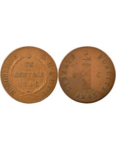 Haïti 1 centime Cuivre 1846