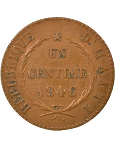 Haïti 1 centime Cuivre 1846 2