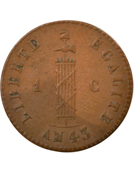 Haïti 1 centime Cuivre 1846