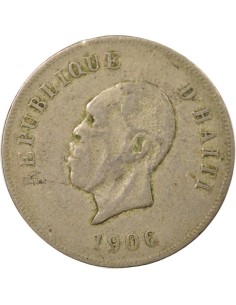 Haïti Pierre Nord-Alexis 10 centimes Cupronickel 1906 Waterbury 2