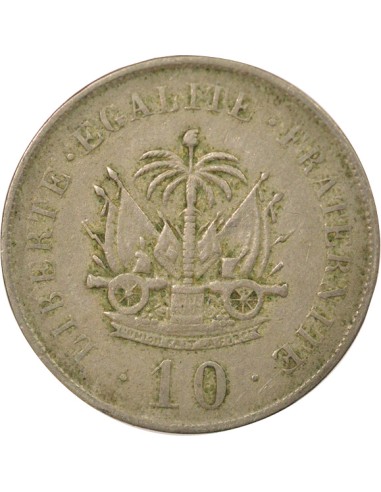 Haïti Pierre Nord-Alexis 10 centimes Cupronickel 1906 Waterbury
