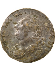 Louis XVI au Faisceau 12 deniers Cuivre 1792 T. Saumur 2