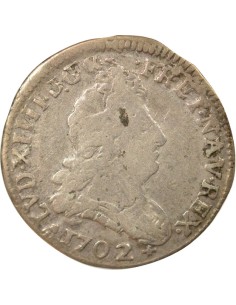 Louis XIV Aux Insignes 4 sols Argent 1720 T Nantes 2