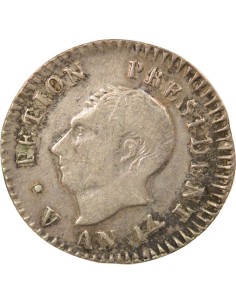 Haïti Alexandre Pétion 25 centimes Argent 1817 2
