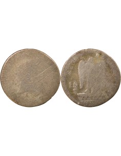 Louis XVI Au Génie 30 sols Argent 1792 T Nantes