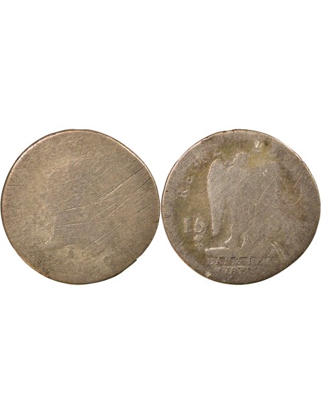 Louis XVI Au Génie 30 sols Argent 1792 T Nantes