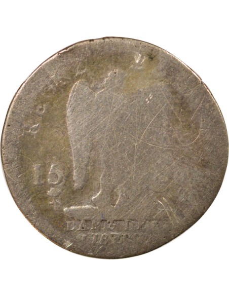 Louis XVI Au Génie 30 sols Argent 1792 T Nantes