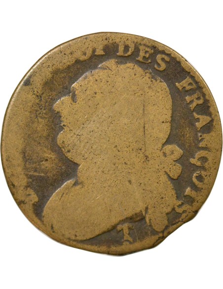 Louis XVI au Faisceau 12 deniers Cuivre 1792