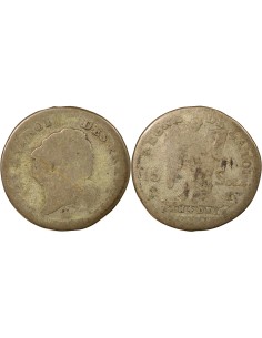Louis XVI Au Génie 30 sols Argent 1792 T Nantes