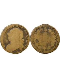 Louis XVI au Faisceau 12 deniers Cuivre 1792 T. Saumur