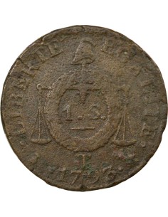 A la Balance 1 sol Métal de Cloche 1793 T Nantes 2