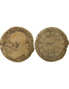Louis XVI au Faisceau 12 deniers Cuivre 1792 T. Saumur