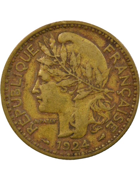 Cameroun Patey 2 francs Bronze-Alu 1924 A Paris