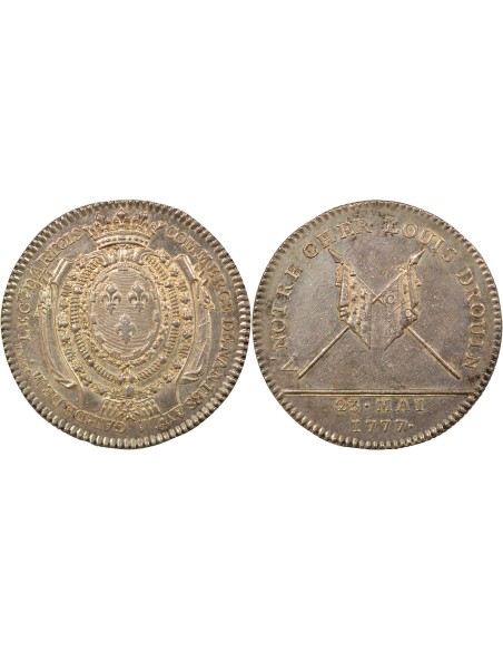 Louis Drouin Chambre de Commerce de Nantes 1 jeton Argent 1777