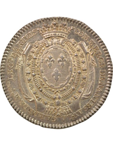 Louis Drouin Chambre de Commerce de Nantes 1 jeton Argent 1777