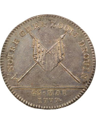 Louis Drouin Chambre de Commerce de Nantes 1 jeton Argent 1777
