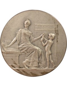 Caisse d'Epargne 1 jeton Argent Après 1939 2