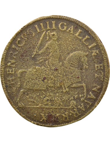 Roi de Navarre et de France Jeton de Compte 1 jeton Laiton 1596 Nuremberg