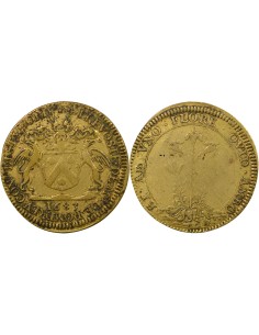 Auguste Robert de Pomereu Prévôt de Paris 1 jeton Laiton 1683