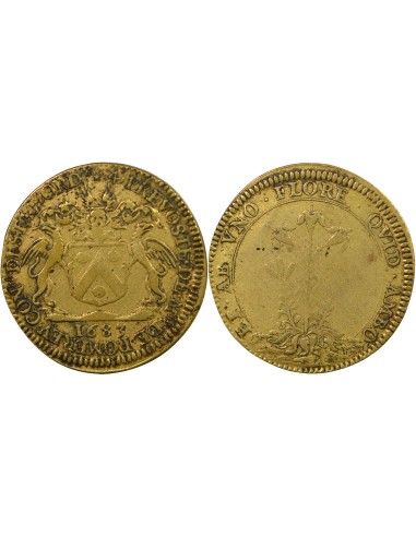 Auguste Robert de Pomereu Prévôt de Paris 1 jeton Laiton 1683