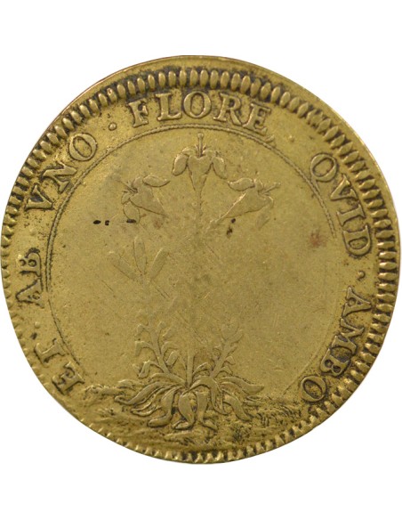 Auguste Robert de Pomereu Prévôt de Paris 1 jeton Laiton 1683