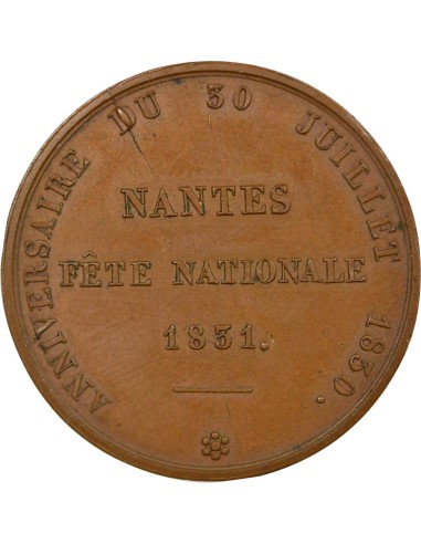 Fête Nationale 1 médaille Cuivre 1831