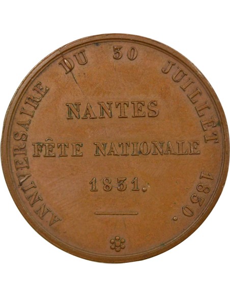 Fête Nationale 1 médaille Cuivre 1831